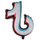 tiktok theme Foil Balloons Kids Toys Christmas Birthday Party DIY DecorB Hn
