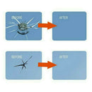 2X Automotive Glass Nano Repair Tool Fluid Car Window Glass Crack Chip Repair ^