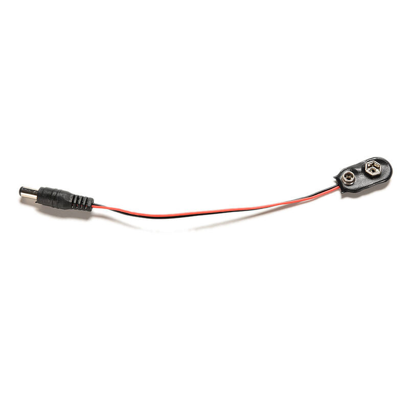 2X9V Battery Power Cable Plug Clip for Arduino with jack connector 5.5*2.1mm 3CD