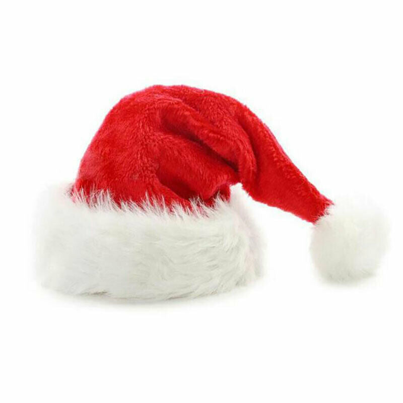 Plush Christmas hats Christmas Holiday Xmas CapB Hn