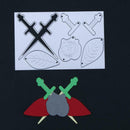 Sword Flower Group Joint DIY Metal Stencil Scrapbook Embroidery Cutting Die