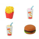 25PCS Pencil Erasers Assorted Food Cake Dessert Puzzle Toys Earsers For Kid
