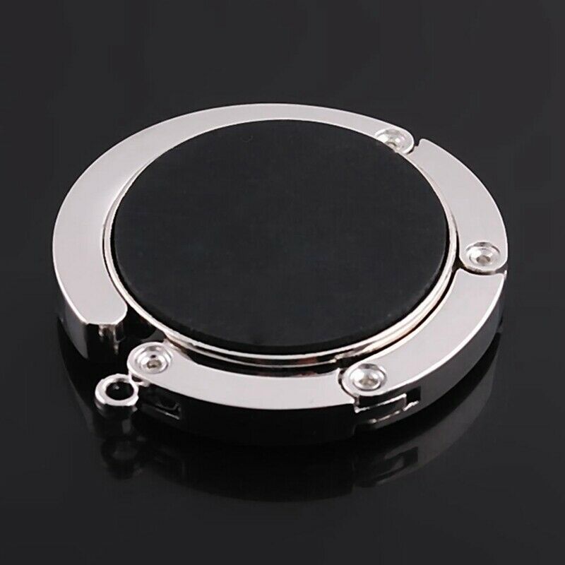 10Pcs Diy Foldable Glossy Handbag Bag Purse Hanger Folding Hook Holder for  E6F1