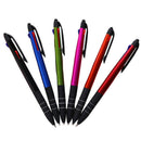 Multi Color 3In1 Retractable Ballpoint Pen Ball Gel Pens 0.5mm School Supplies