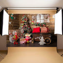 Christmas Backdrop Cloth Family Scene Fabric Festival Party Household Decor A