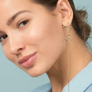 Fashion Butterfly Drop Earrings Long Dangles Women Statement Jewelry Gift