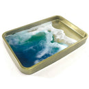 DIY Rectangle Silicone Mold Epoxy Casting Coaster Fruit Dish Plate Tray Mould