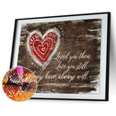 5D DIY Full Drill Rhinestone Diamond Painting Word Cross Stitch Art (K988)
