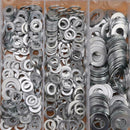 580X Stainless Steel Flat Washers For M2 M2.5 M3 M4 M5 M6 M8 M10 M12 Scre ZWZ