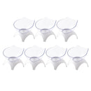 7x Cat Dog Elevated Food Bowls Eco-friendly Raised Feeder Small Pet Teddy