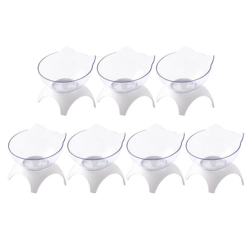 7x Cat Dog Elevated Food Bowls Eco-friendly Raised Feeder Small Pet Teddy