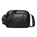 Washed PU Crossbody Bag Large Capacity Mother Elegant Zipper Shoulder Pouch
