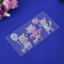 Fox Transparent Stamps Metal Cutting Die Stencil Scrapbook Embossing Craft