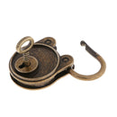 Old Style Small Padlocks Key Lock Latch Hasps for Cabinet Suitcase Door