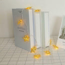 10LED Crack Metal Star Light String Party Wedding Christmas Home Lamp Decor