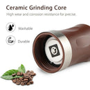 Manual Coffee Grinder With Soft Brush, Hand Grinder Ceramic Conical Burr Mi R3R6