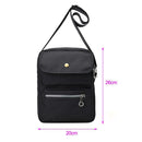 Women Messenger Bag Nylon Shoulder Bag Travel Casual Crossbody Bags/Black A