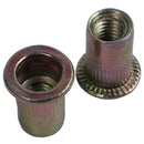 6mm Thread Dia 15mm Long Metal Rivet Nut Insert Nutsert 50Pcs S7F4