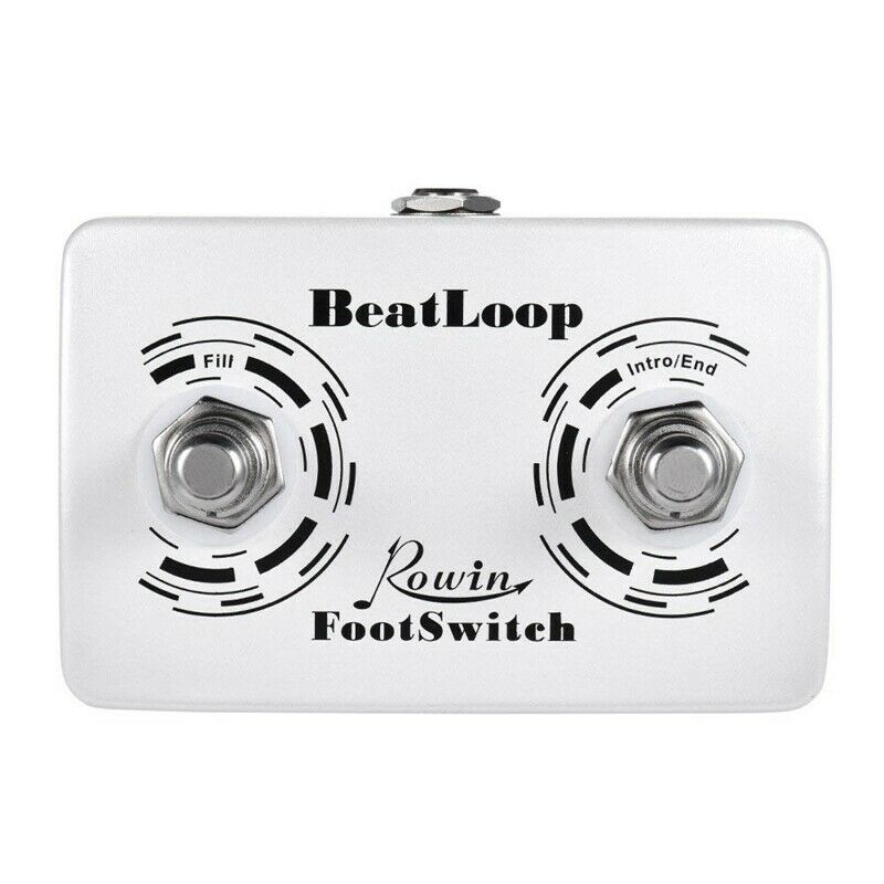 Rowin Dual Footswitch Foot Switch Pedal for Rowin BEAT LOOP Recording Effec