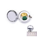Travel Metal PillBox Medicine Organizer Container Jewellery Case Storage HolderC