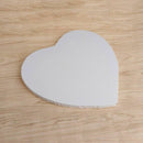 Heart-shaped Wood Primed Framed Artist Blank Stretched Art Box Canvas Panel