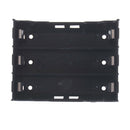 1pc Black Plastic 3 x 3.7V 18650 Batteries 6 Pin Battery Holder Case BX