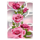 Pink Rose DIY 5D Diamond Painting Mosaic Embroidery Crafts Cross Stitch Kit