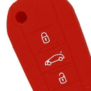 Car Key Protive Cover Holder for BUICK Flip Folding Remote Key Fob Red