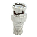 10pcs BNC Male Plug to F Female Jack Adapter Coax Connector Coupler CCTV Ca