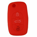 New skin silicone car key cover case for Audi A2 A3 A4 A6 A8 TT 3 button fo