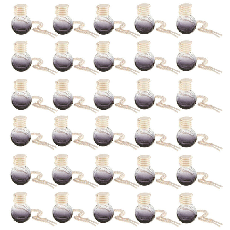 30x Transparent Perfume Bottle Dispenser 10ml for Car Office Decor Ball