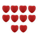 10X Heart Shape Wood Bead Craft Loose Love Bead For DIY Wedding Jewelry Findings