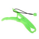 Floating Fish Grip Fishing Lip Grip Gripper Grabber Plier with Lanyard Green