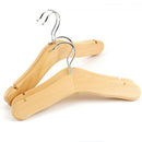 Natural Solid Wood Clothes Hangers Airer Kids Pant Suit Hanger Rack 27x16cm
