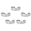 5pcs Narrow Metallic Futuristic Soldier Space Alien Robot Sunglasses