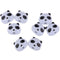 8pcs Panda Buckle Bed Sheet Non-Slip Quilt Cover Buckle Fixer Clip Clothing Pe%!