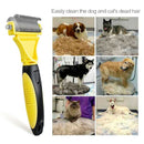 Double Sided Pet Dematting Comb | Stainless Steel Grooming Brush for Small, X4M2