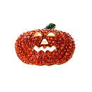 HOT STYLE LOVELY CRYSTAL HALLOWEEN CHRISTMAS PUMPKIN BROOCH PIN JEWELRY GIFT
