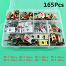 165X Mixed Car Fastener Fixed Screw U Type Gasket Clip For Car Door/Panel/Fender