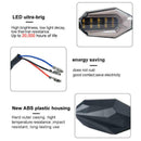 4x 30-LED Motorcycle Amber Turn Signal Indicator Lights Blue DRL Red Brake Lamp