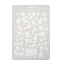 Theme Lace Ruler Template DIY Photo Album Drawing Tool (Kitty)