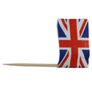 Union Jack Flag Cocktail Sticks - 50 Pack - Ideal For Parties BBq's Queens