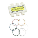 1pc 6 Tones Pitch Pipe + 6pcs Strings Set for Acoustic Guitar E/A/D/G/B/E