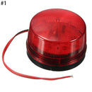 12V Flashing Strobe Beacon Emergency LED Warning Light Car Auto RED Lamp 2019