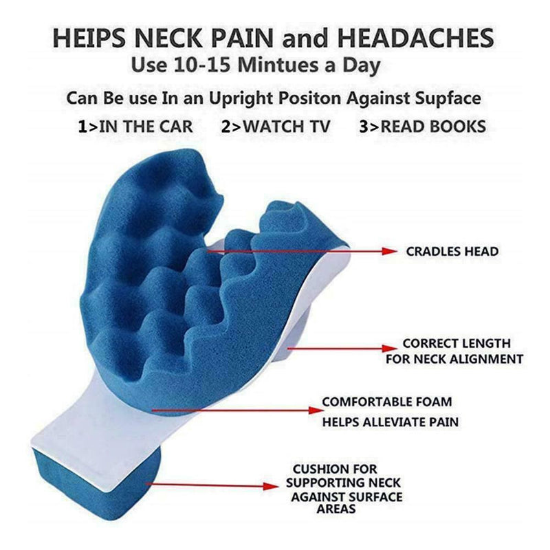 Neck And Shoulder Relaxer Neck Pain Relief Massage Pillow Support Pillow Ne R2K7