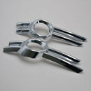 2 Sets Fog Light Lamp Cover Bumper Grille Trim Bezel for VW Passat CC 09-11