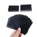 Black Playing Cards Deck Magic card Plastic foil poker Waterproof Cardsã€ Kn JCâ„–[