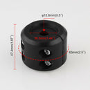 Black Universal Rubber Winch Cable Hook Stopper Line Saver For ATV UTV ZZF