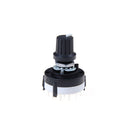 1Pcs 3P4T 3 Pole 4 Position Single Wafer Band Selector Rotary Switch 17g Lt