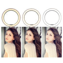 13" LED Studio Ring Light Dimmable Light Photo Video Lamp Kit For Camera Shoot